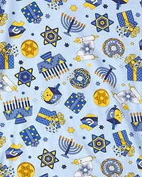 Kids Matching Family Menorah Snug Fit Cotton Pajamas