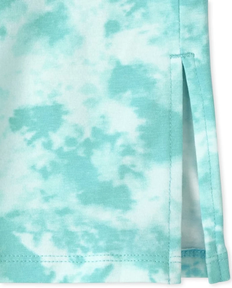 Girls Print Flare Leggings