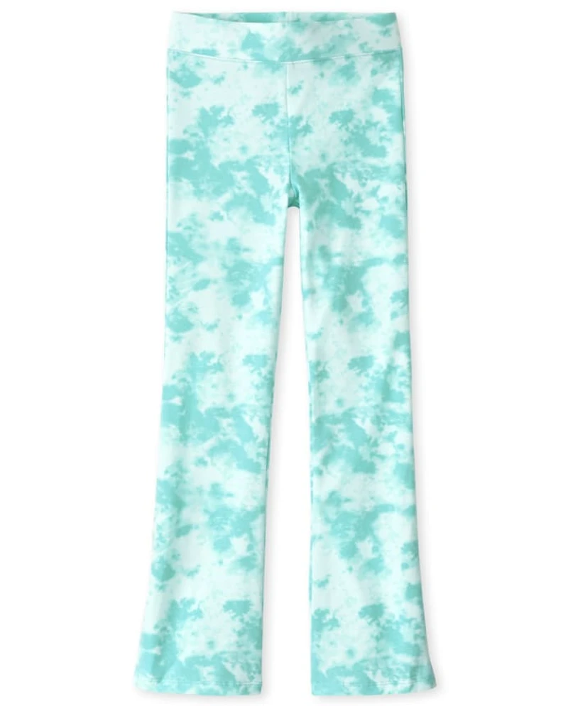 Girls Print Flare Leggings