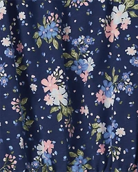 Girls Print Ruffle Top