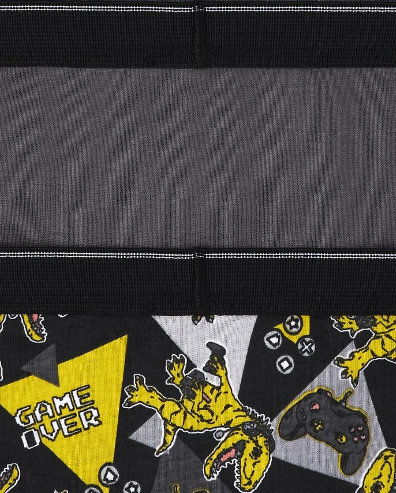 Boys Dino Brief Underwear 7-Pack