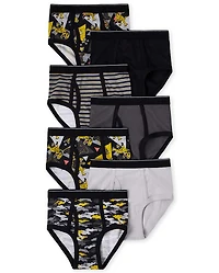 Boys Dino Brief Underwear 7-Pack