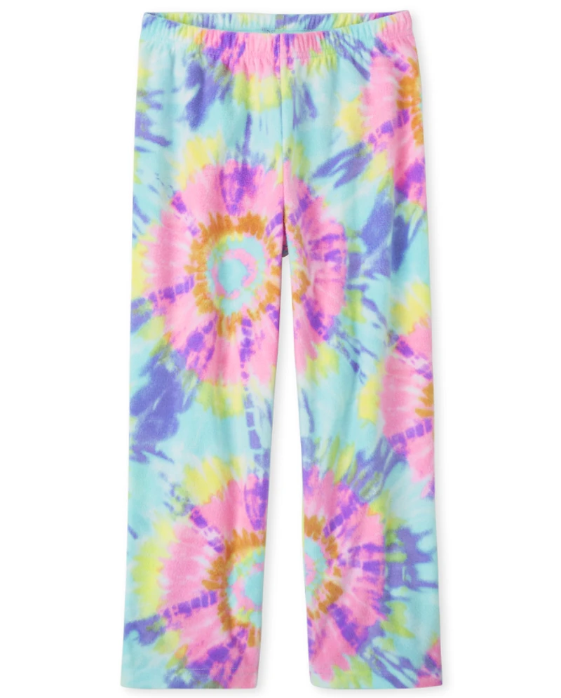 Girls Print Fleece Pajama Pants