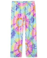 Girls Print Fleece Pajama Pants