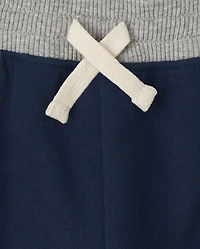 Baby And Toddler Boys Fleece Jogger Pants 3-Pack