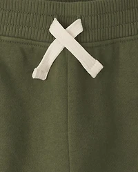 Baby And Toddler Boys Fleece Jogger Pants 3-Pack