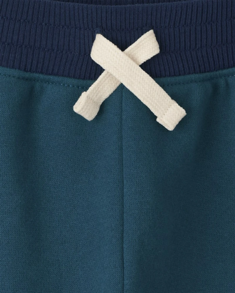 Baby And Toddler Boys Fleece Jogger Pants 3-Pack