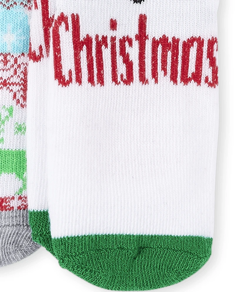 Lot de 3 paires chaussettes assorties unisexes pour tout-petits