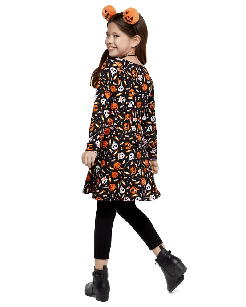 Girls Print Everyday Dress