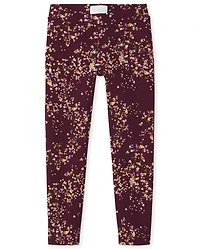 Girls Floral Perfect Ponte Leggings