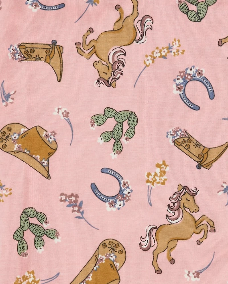 Girls Print Leggings 3-Pack