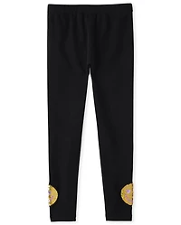 Girls Flip Sequin Fleece Lined Leggings 2-Pack