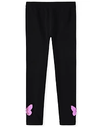 Girls Flip Sequin Fleece Lined Leggings 2-Pack