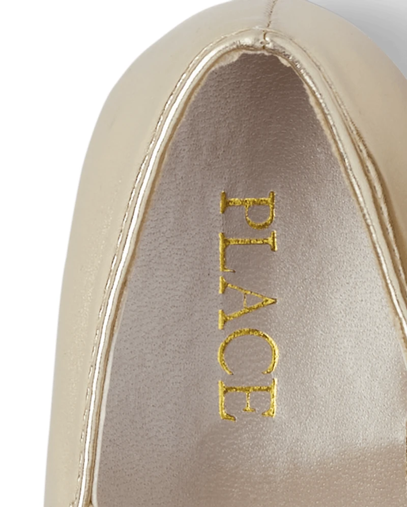 Toddler Girls Glitter Ballet Flats