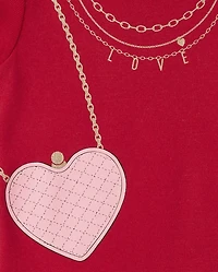 Baby Girls Heart Bodysuit 3-Pack