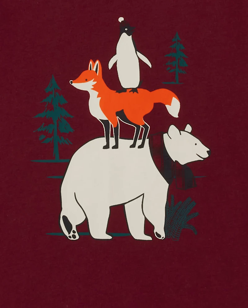 Toddler Boys Bear Top 2-Pack