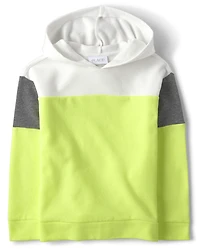 Girls Colorblock Fleece Hoodie