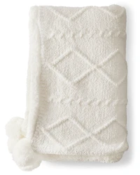 Adult Cable Knit Cozy Blanket