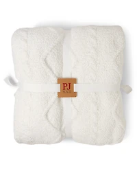 Adult Cable Knit Cozy Blanket