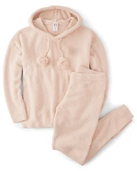 Womens Pom Pom Cozy Pajamas