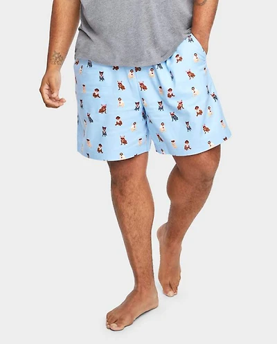 Mens Flannel Pajama Shorts