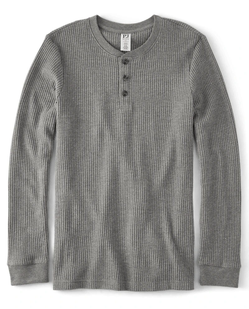 Mens Thermal Pajama Top