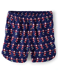 Womens Flannel Pajama Shorts