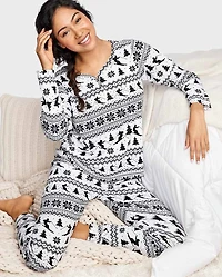 Womens Ski Thermal Pajamas
