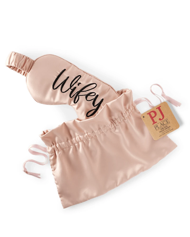 Womens Wifey Eye Mask