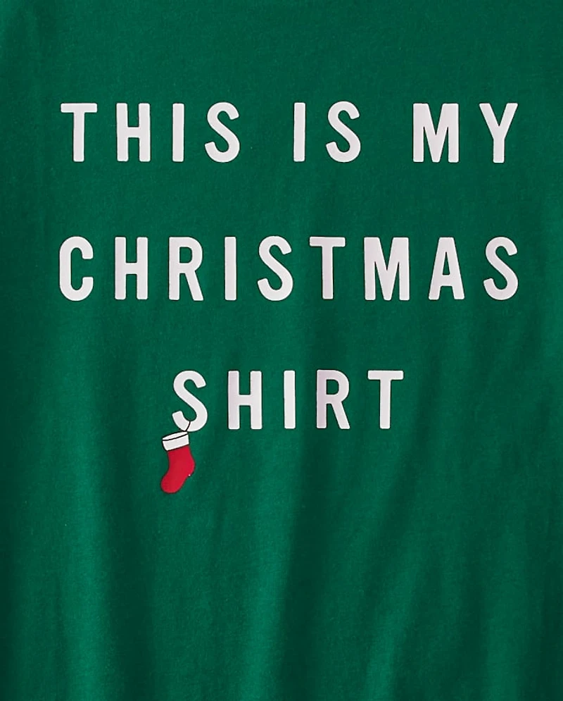 Adult Christmas Graphic Sleep Tee