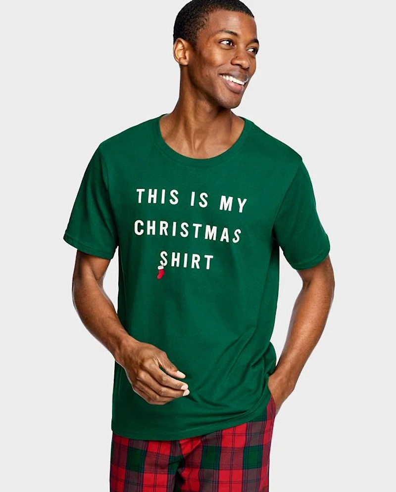 Adult Christmas Graphic Sleep Tee
