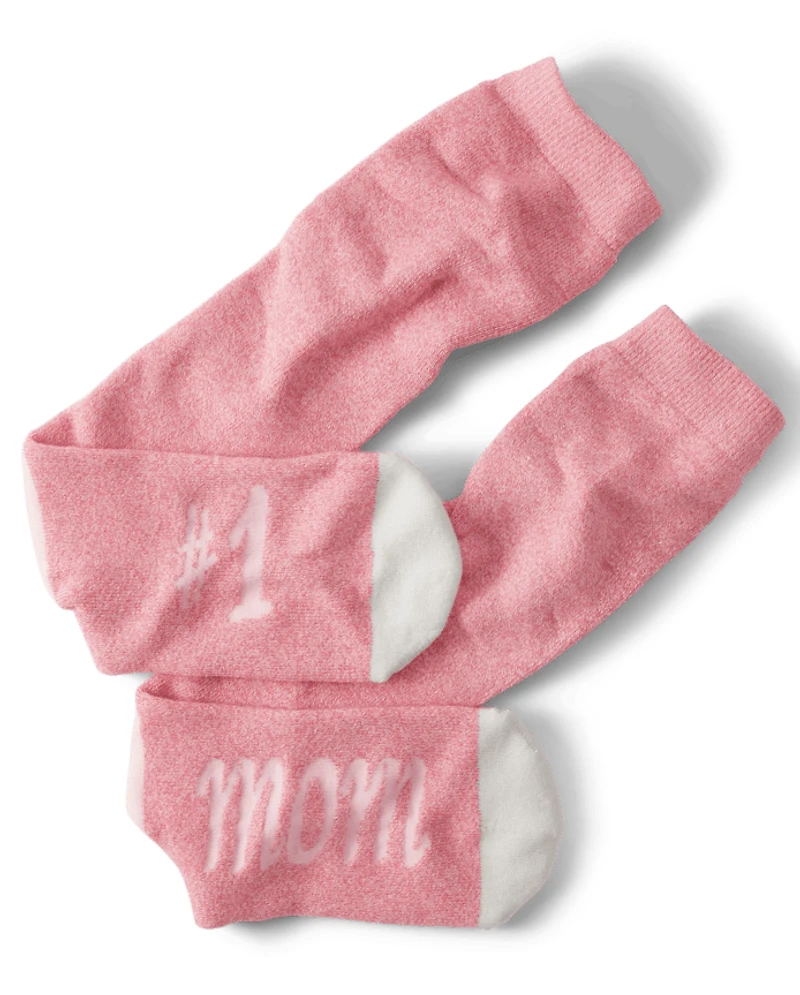Womens Number 1 Mom Socks