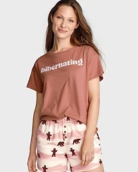 Womens Graphic Sleep Tee