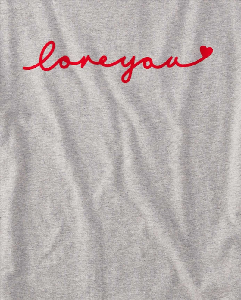 Womens Valentine's Day Graphic Sleep Tee