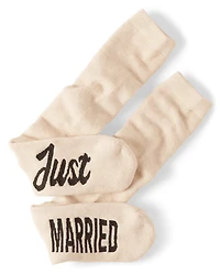 Womens Just Married Socks
