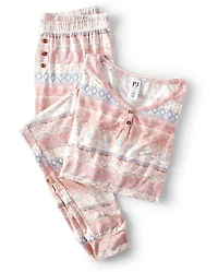 Womens Print Modal Pajamas