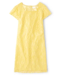 Womens Mommy And Me Lace Shift Dress