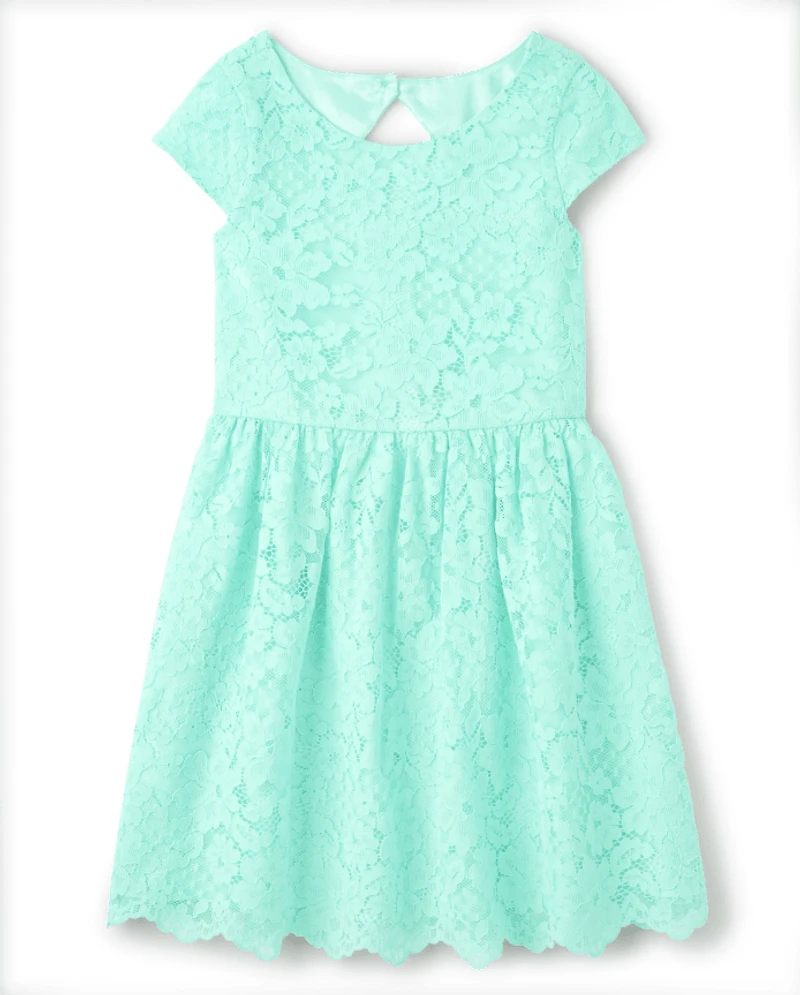 Girls Mommy And Me Lace Dress