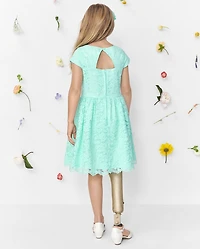 Girls Mommy And Me Lace Dress