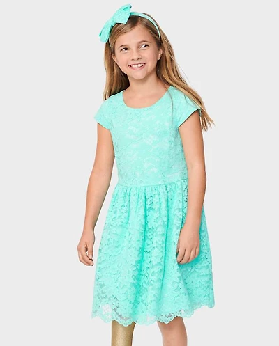 Girls Mommy And Me Lace Dress