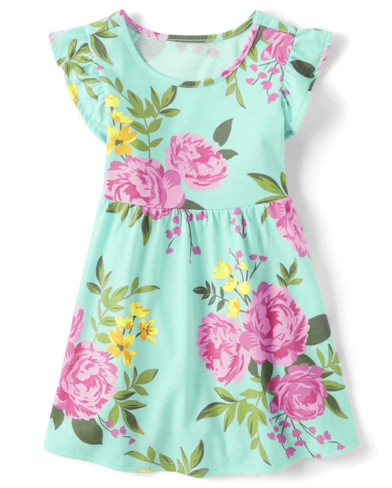 Baby And Toddler Girls Floral Everyday Dress