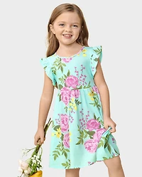 Baby And Toddler Girls Floral Everyday Dress