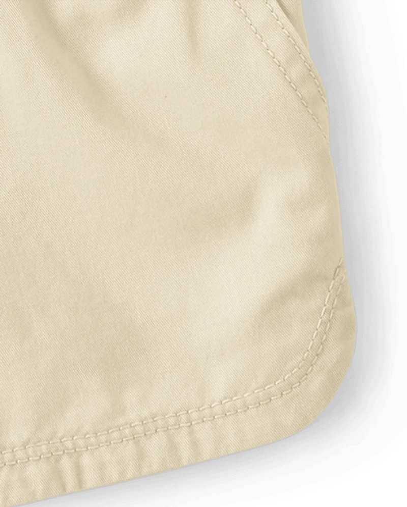 Baby And Toddler Girls Pull On Shorts