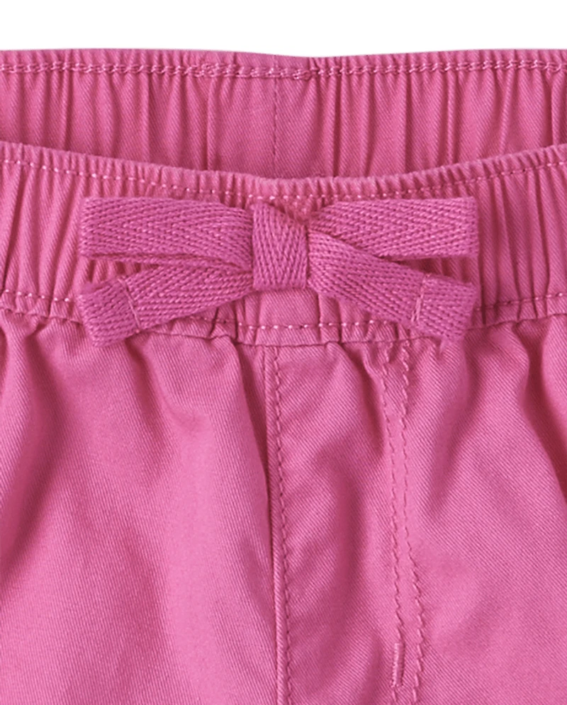 Baby And Toddler Girls Pull On Shorts