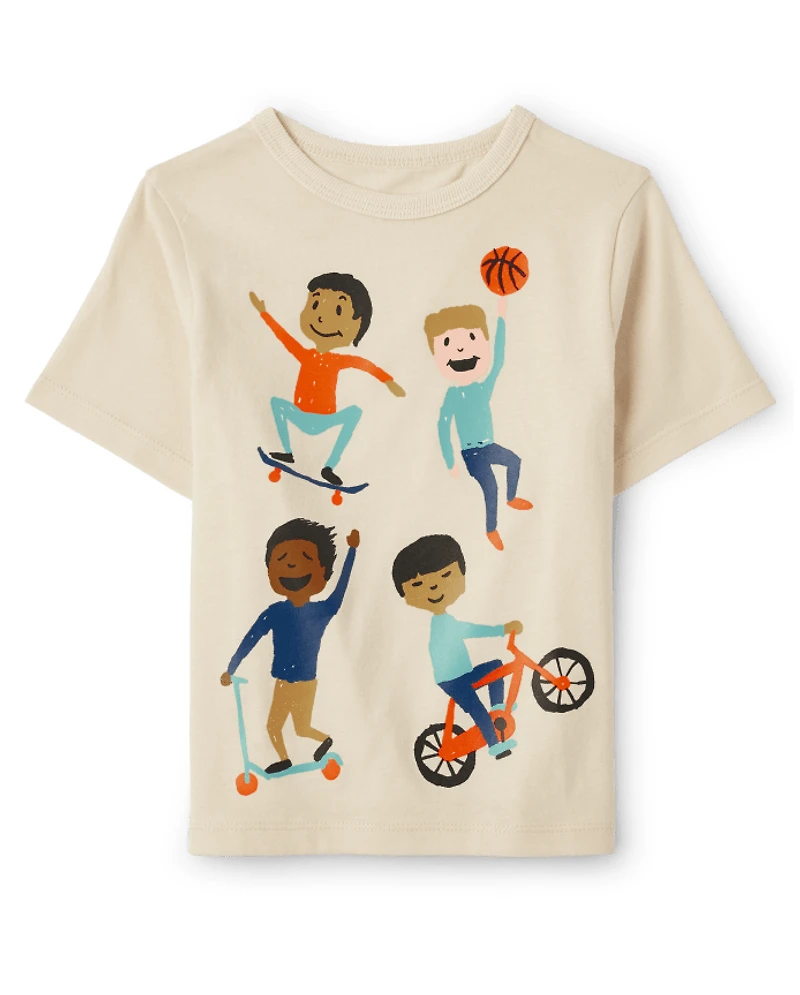 Baby And Toddler Boys Sports Graphic Tee