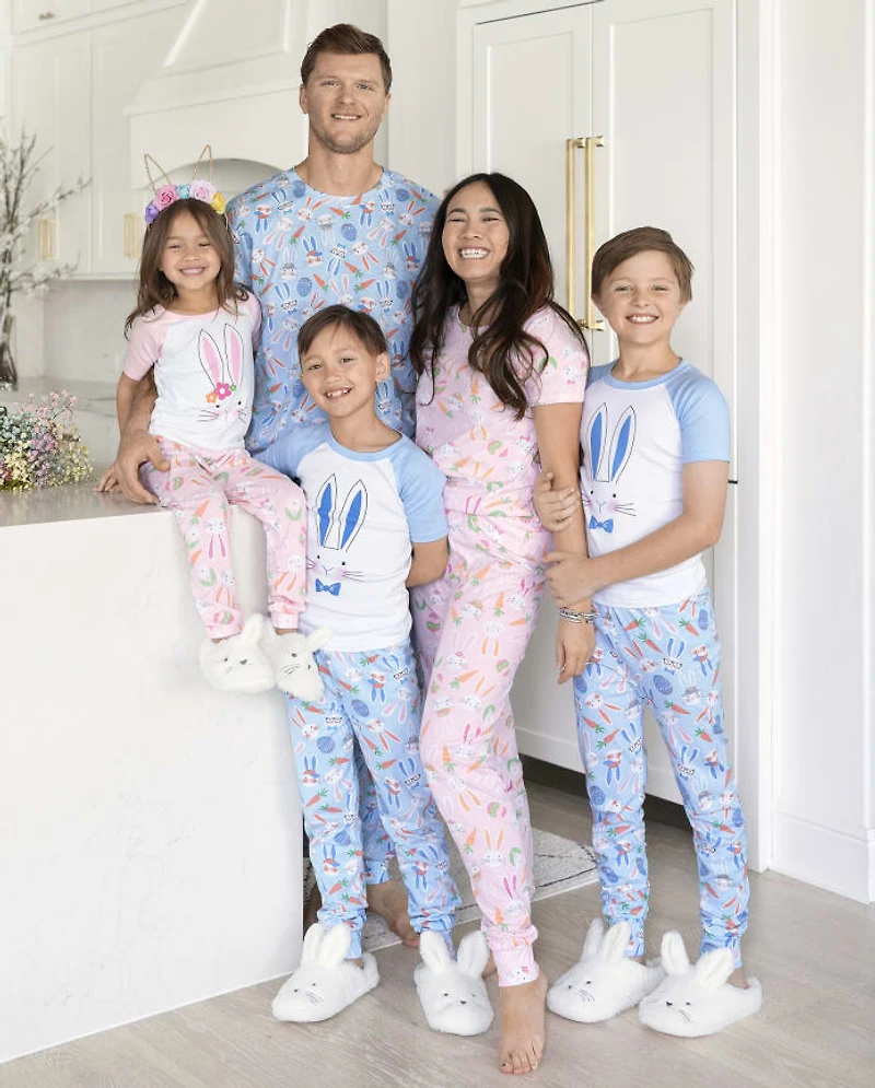 Womens Matching Family Easter Bunny Cotton Pajamas