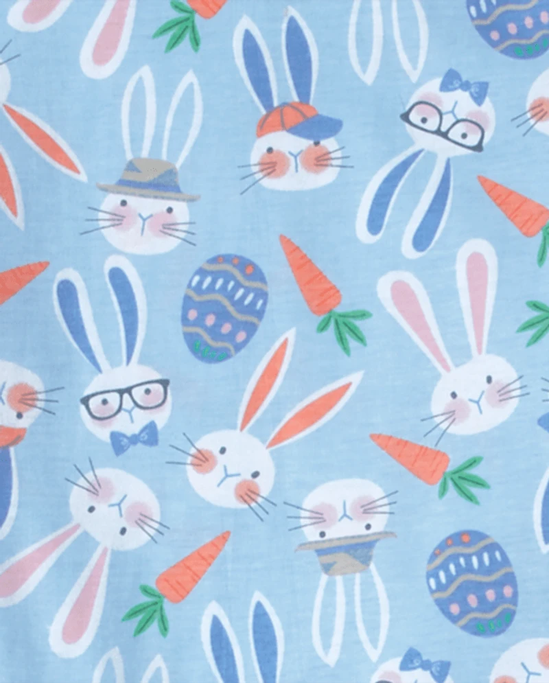 Mens Matching Family Easter Bunny Cotton Pajamas