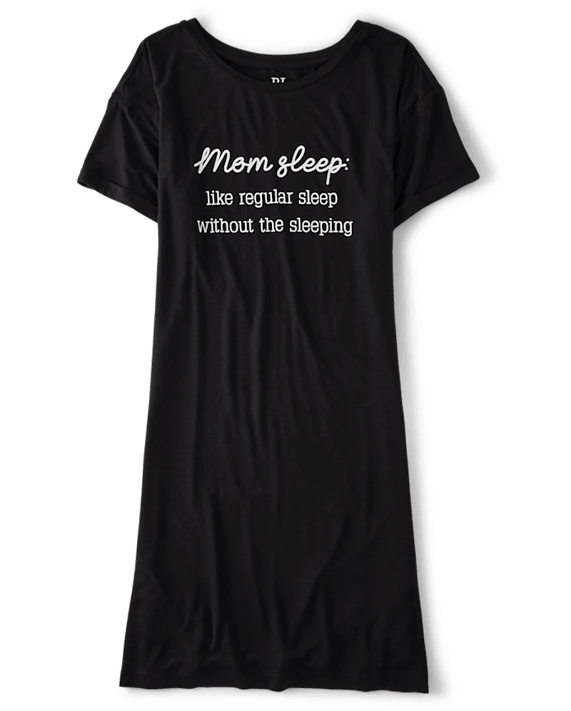 Womens Graphic Modal Sleep Shirt