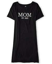Womens Mom Modal Maternity Sleep Shirt