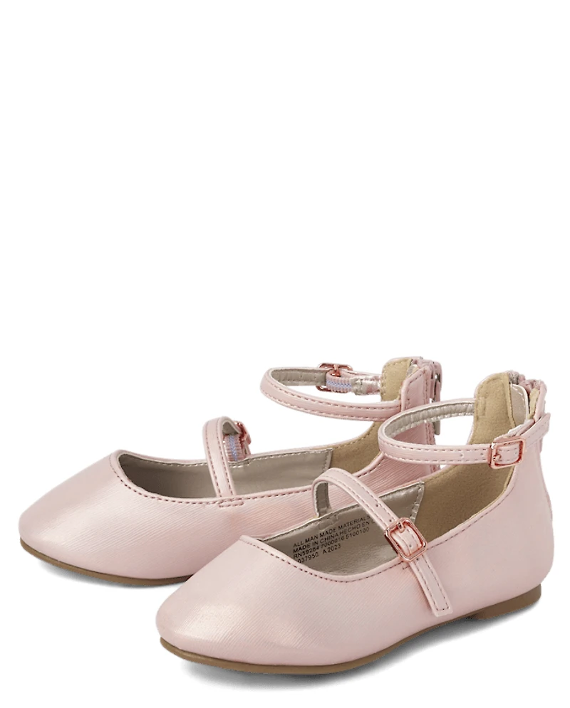Toddler Girls Shimmer Ballet Flats